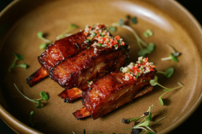 Date and Tamarind Glazed Lamb Ribs