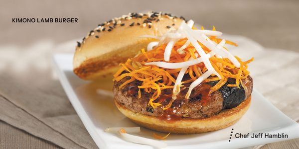 kimono lamb burger