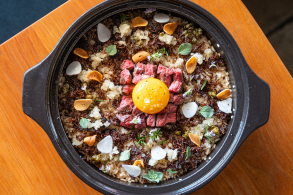 Australian Grassfed Beef and Claypot Rice