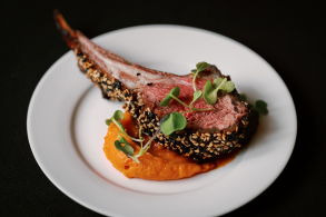 Sesame-Crusted Lamb Chops