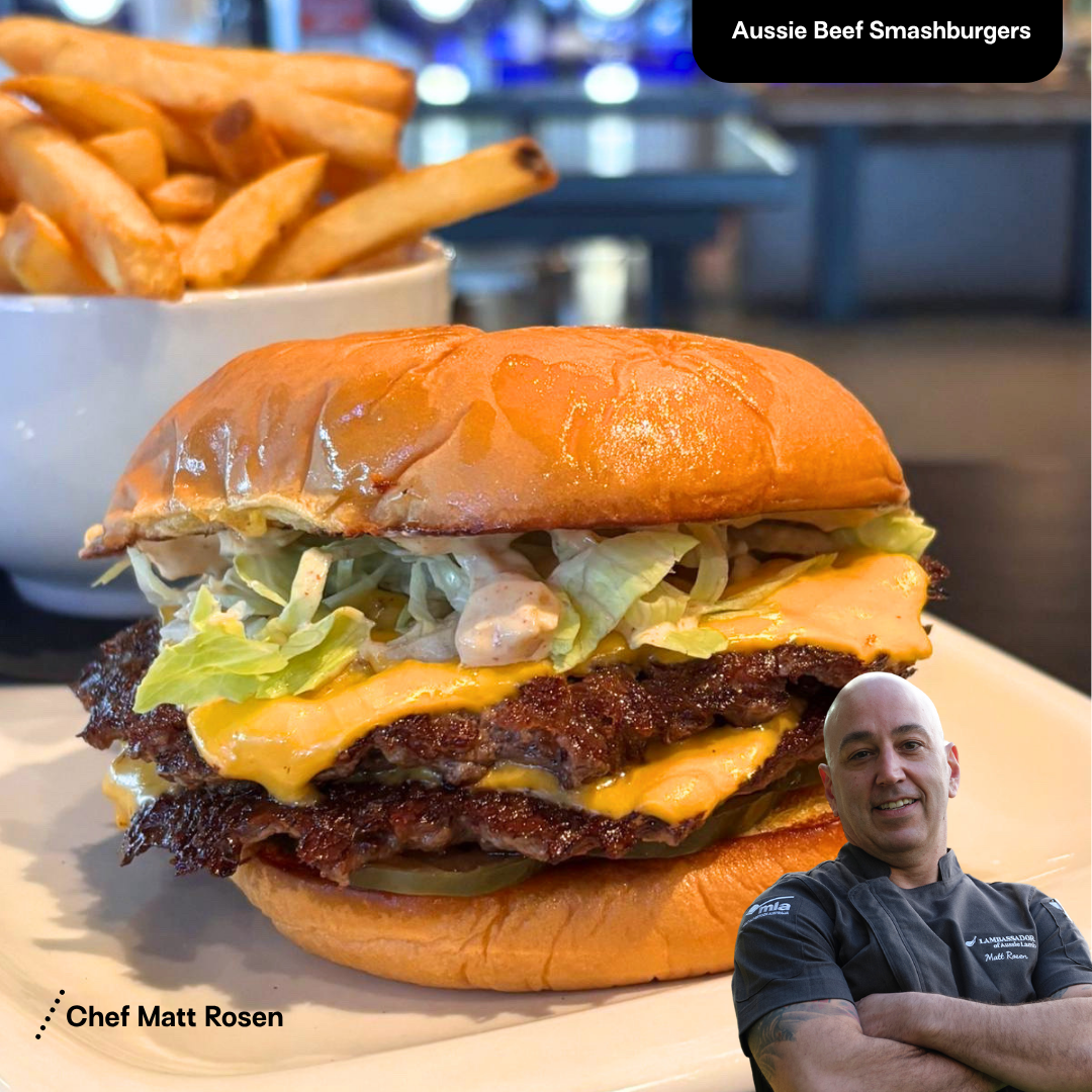Chef Matt Rosen Burger